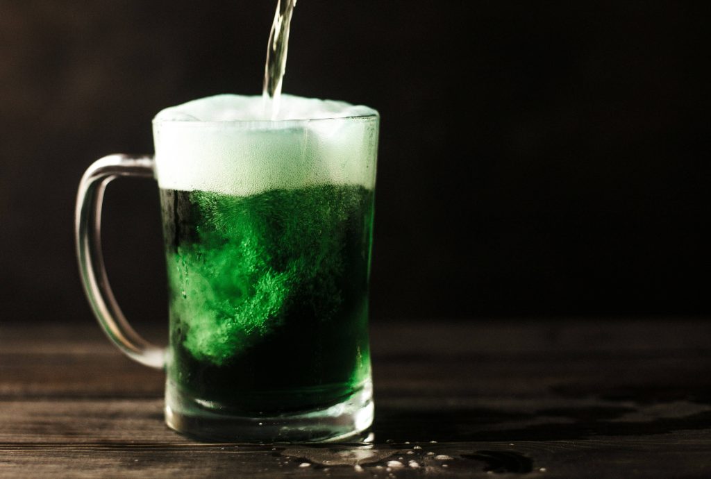 saint patrick's day green beer