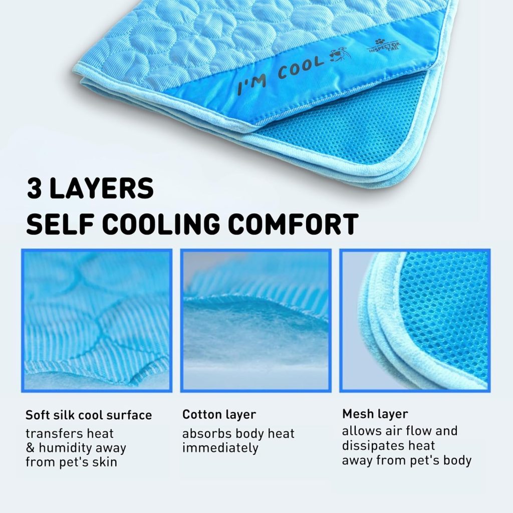3 layer dog cooling mat
